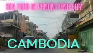 Angtaming pagoda to ToulPongro Market/ to buy some seafood/ 4K