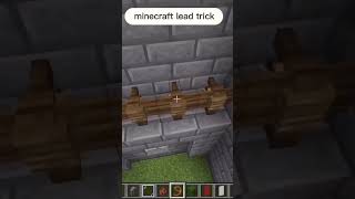 Minecraft Lead Trick