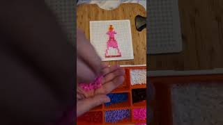 DIY Princess Peach Bead Art Tutorial | Super Mario Bros | Fun & Easy Craft