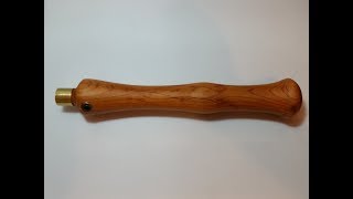 Wood turning - Lets turn our own turning tool handle (changeable rod)