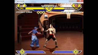 MUGEN MK1 Johnny Cage survival run