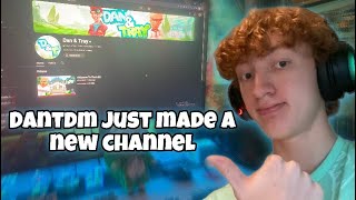 Dantdm just made a new channel… and he is BACK!! 🎉