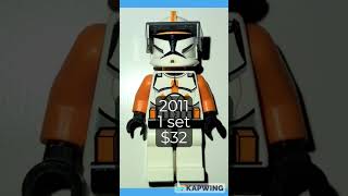 Every LEGO Star Wars Commander Cody Minifig! #shorts