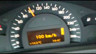 Mercedes w203 c-klasse 1.8 kompresor 0-120km/h 143KM