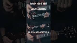 Rammstein - Zick Zack - Guitar cover - #shorts