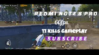 Redmi note 8 pro 60 fps  17 kills gameplay 0 lag 🖤🖤