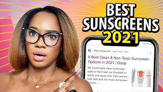 THE BEST SAFE SUNSCREENS 2021| SCIENTIST SEANKBEAUTY