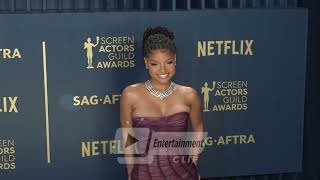 Halle Bailey At The 30th Annual Screen Actors Guild Awards