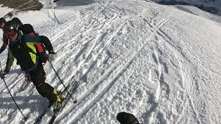 Snowkiteday col sorel Aure, Paolo e Pecu.