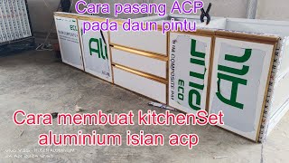 Tutorial bikin kitchen set aluminium