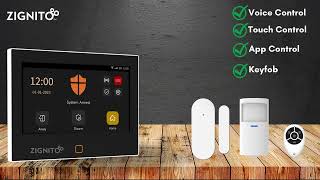 "Revolutionize Your Home Security with Our 7-Inch Touch Panel Smart WiFi System!" works with Alexa