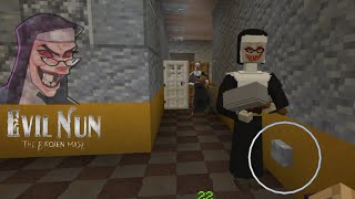 Evil Nun : The Broken Mask In Minecraft Gameplay