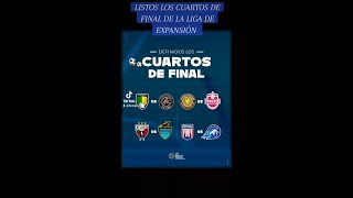 Listos los cuartos de final de la #ligamx #expansion