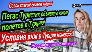 Решение найдено! Пегас объявил о полетной программе в Турцию. ВНЖ в Турции 2022 меняются условия.