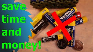 Save time and money - get rid of batteries!