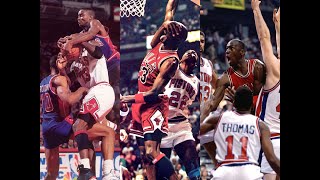 Michael Jordan VS The Bad Boy Pistons