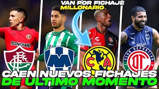 NUEVOS FICHAJES DE ULTIMA HORA ¡LEO FERNANDEZ SE VA! RODRIGO AGUIRRE A TOLUCA ¡QUIÑONES AL AMERICA!