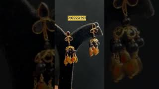 Trendy Black Jhumkas for Just ₹490| WhatsApp 7075551297 #TrendyJhumkas #BlackJhumkas #earrings #sale