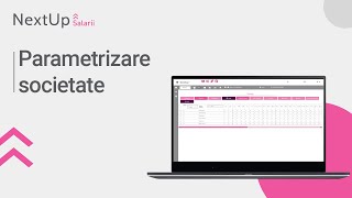 Tutorial - Parametrizare societate (NextUp Salarii)