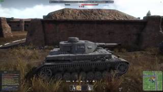 War Thunder game replay with Panzer IV F2 and Panzer III L