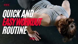 Transform Your Body with These 4 No Equipment Exercises -  Quick and Easy Workout Routine