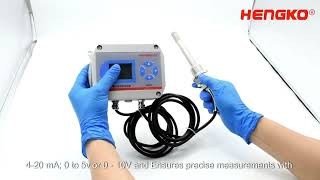 200° High Temperature Humidity Transmitter H808 Split Probe Launched