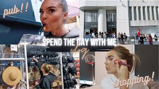 SPEND THE DAY WITH ME | SHOPPING IN ZARA & PRIMARK! | 1ST DRINK IN THE PUB IN 2021 & SOME NORMALITY…