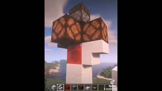 How To Make a Street Lamp Design - Minecraft Tutorial #shorts