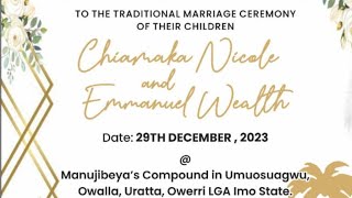 chiamaka Weds Emmanuel