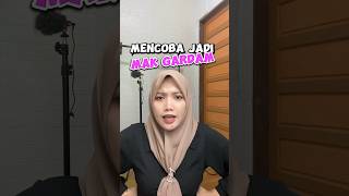 Mencoba jadi mak gardam 🤣