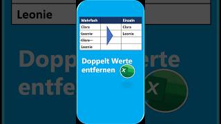 Excel: Doppelte Werte loswerden 🚮 🙏