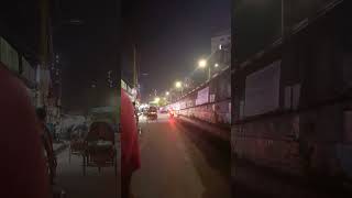 Khilgaon Flyover side road #night #bangladesh #ytshorts #youtubeshorts