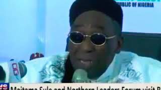 Advice to President Muhammadu Buhari by Late Maitama Sule.