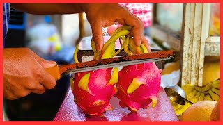 FRUIT NINJA of FRUITS | Amazing Fruits Cutting Skills | Indian Street Food In 2024