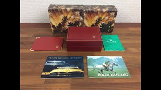 Rolex 69173 Vintage 1988 Watch Box + Booklets + free post