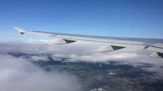 Aer Lingus A320-200 Rainy Take Off in Düsseldorf with Cloud Surfing