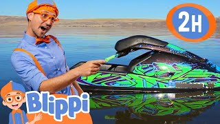 Blippi's Colorful Jetski | Blippi's Colorful Fun! | Blippi Adventures