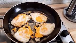 BREAKFAST WITH JULIET'S HUSBAND "Toasted eggs and toasted bread"