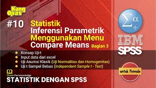 Independent Samples t Test: Statistik Inferensi Parametrik_Statistik dengan SPSS  #10