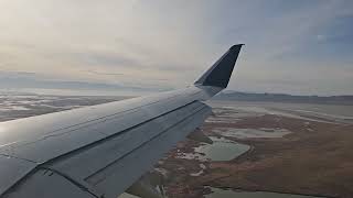 Amazing Delta Connection Embraer 175 Landing Salt Lake City international airport