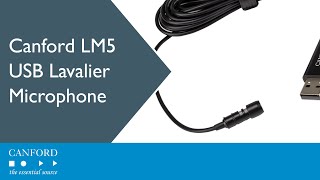 Canford LM5 USB Lavalier Microphone