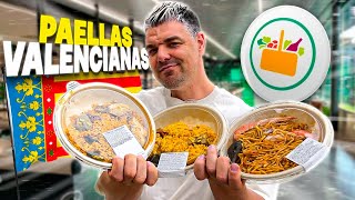 PROBANDO TODAS LAS PAELLAS VALENCIANAS, ARROZ AL HORNO y FIDEUA de MERCADONA *🥘 SUPERMERCADO*