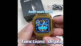 AW39 🔥🔥1.54 inch screen size | Weather | SoS | Music | Camera | #smartwatch #applewatch #shorts