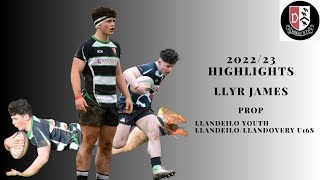 LLANDEILO YOUTH 2022/23  - LLYR JAMES - PROP