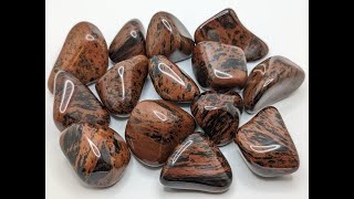 Tumbled Mahogany Obsidian