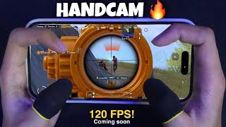 iPhone 14 Pro ❤️120 FPS ?! HANDCAM 4 Finger + Gyroscope 😍 PUBG Mobile