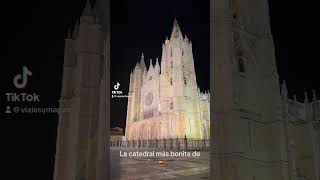 Catedral de León de noche