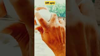 How to off spin tennis ball|| ऑफ स्पिन बोलिंग#cricket #shorts #yt