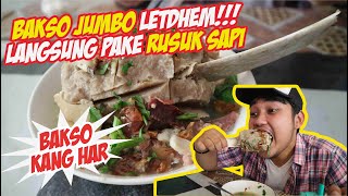 TAMPIL BEDA SOB !!! BAKSO INI MASIH ADA TULANG RUSUKNYA !!! - BAKSO KANG HAR