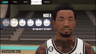 George Gervin face creation on NBA2K23 Next Gen